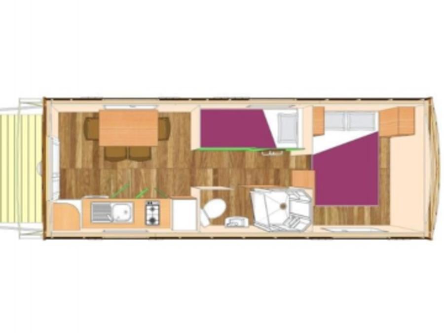Unique 4 personnes - Ciela Roulotte - 1 chambre - Salle de bain 4