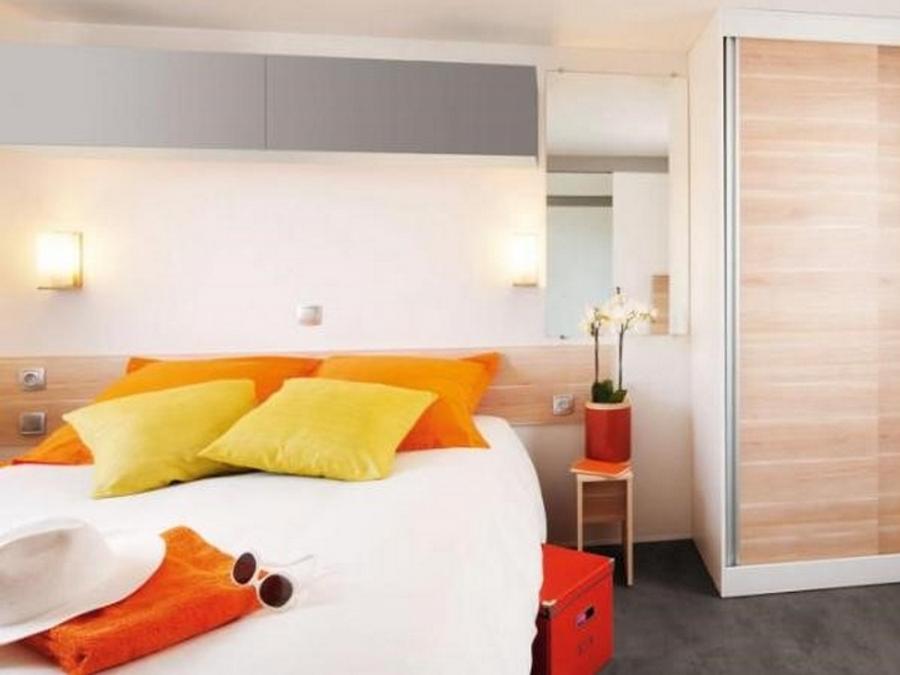 Mobilhome 4 personnes - Mobil Home Confort 27m² (2 chambres) PMR + terrasse + TV 3