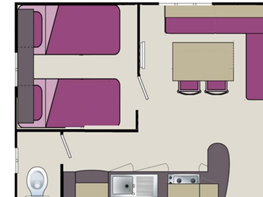 Mobilhome 4 personnes - OCEANE 27 m² 14
