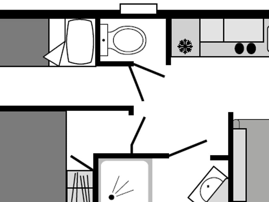 Hébergement 4 personnes - ELOÎSE 22 m² (Animaux interdits) 11