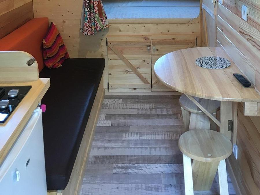 Hébergement 2 personnes - Roulotte 11 m² - 1 chambre + terrasse 7 m² (Animaux interdits) 4