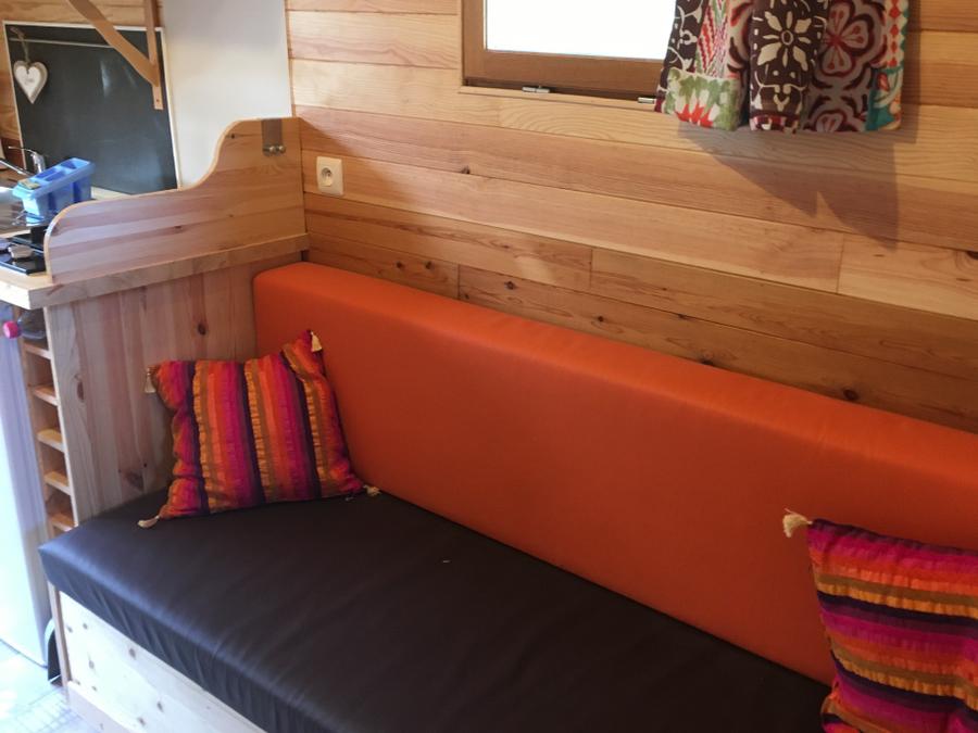 Hébergement 2 personnes - Roulotte 11 m² - 1 chambre + terrasse 7 m² (Animaux interdits) 3
