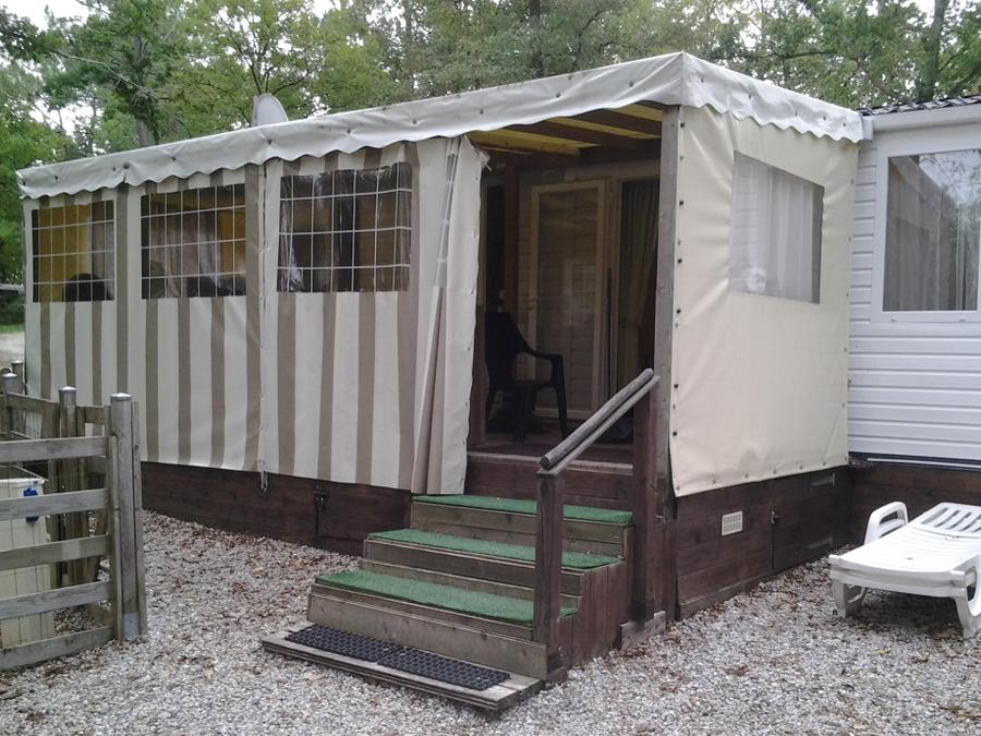 Mobilhome 6 personnes - 54 Résidence le lys 40m2 (2 salle de bains) +clim + LAVE VAISSELLE+TERRASSE COUVERTE 1/6 pers 0