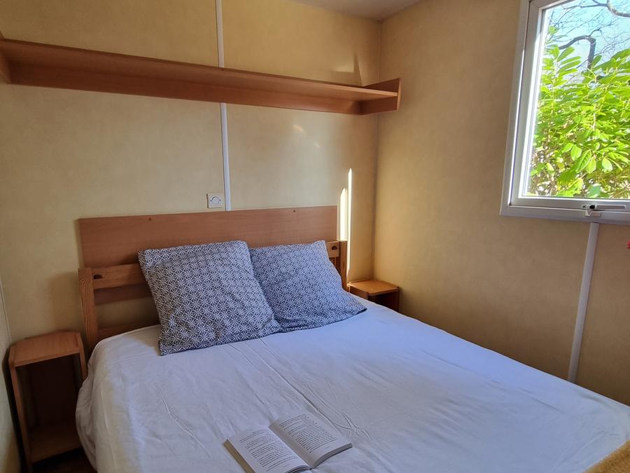 Mobilhome 6 personnes - 20 Résidence La Futaie 32m2 Terrasse Couverte , 3 chambres, lave vaisselle + Télévision 1/6 pers 4