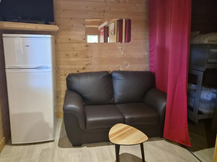 Chalet 4 personnes - 78 Chalet Les Coquelicots 30m² + Terrasse couverte +Télévision 1/4 pers 7