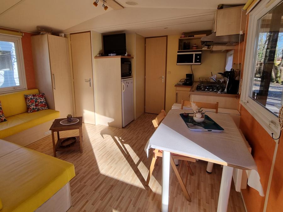 Mobilhome 4 personnes - 23 Résidence les tilleuls 32 m2 Terrasse Couverte 1/4 pers 2
