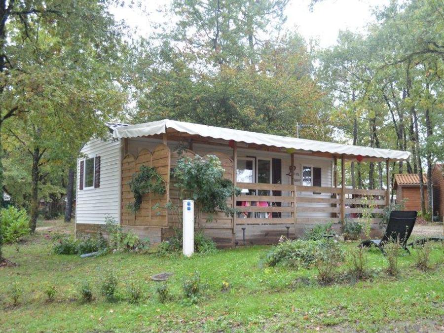Mobilhome 4 personnes - 35 Résidence Les Roses 28m2 Terrasse Couverte + Télevision + Cuisine d'été 1/4 pers 0