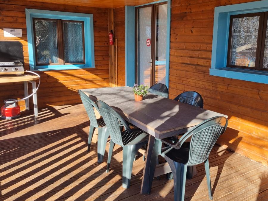 Chalet 5 personnes - 14 Chalet IRIS 45m² avec Télévision + Lave vaisselle + Terrasse couverte 1/5 pers 1
