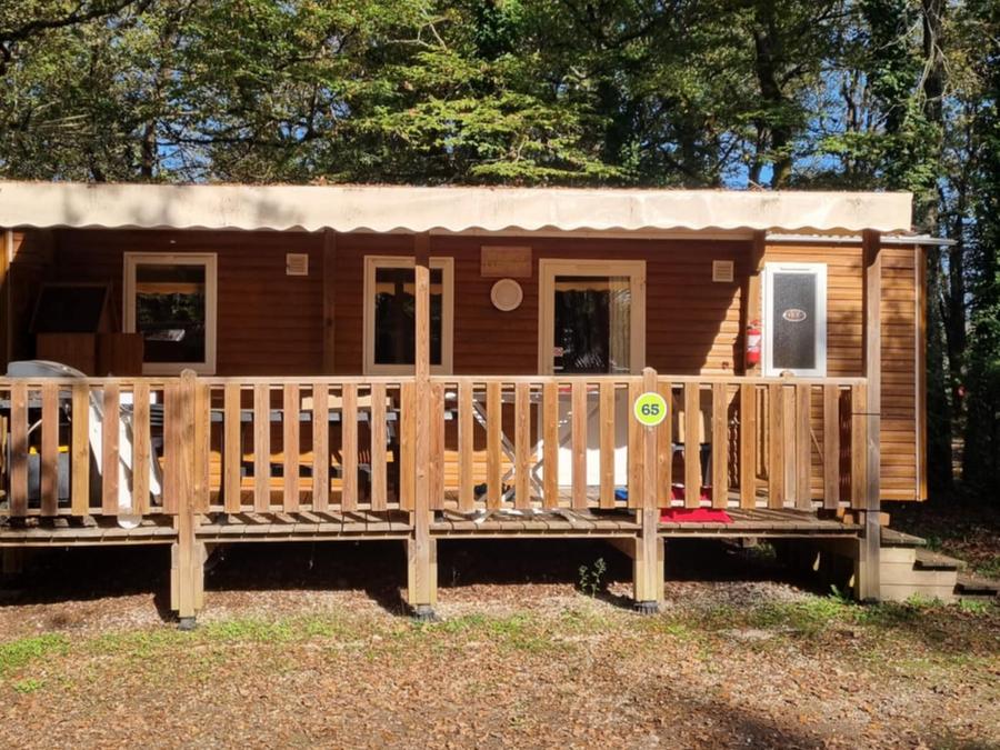 Mobilhome 6 personnes - 07 Résidence La Garenne, 32m2, 3chambres, clim + Terrasse Couverte + télévision + Lave-vaisselle 1/6 pers 0
