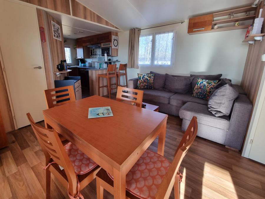 Mobilhome 4 personnes - 36 Résidence les genêts 32M2, Terrasse Couverte, Télevision + Lave Vaisselle 1/4 pers 2
