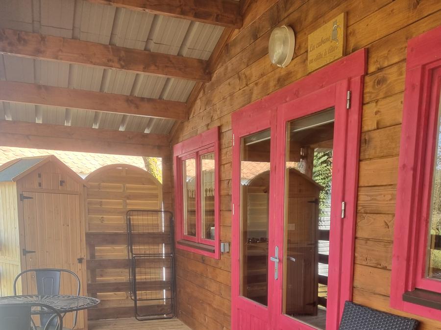 Chalet 2 personnes - 72 La Cabane En tête à tête 35M2 2 Pers Suite parentale + Terrasse couverte + Télé 2 pers 6