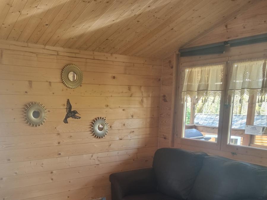Chalet 2 personnes - 72 La Cabane En tête à tête 35M2 2 Pers Suite parentale + Terrasse couverte + Télé 2 pers 10