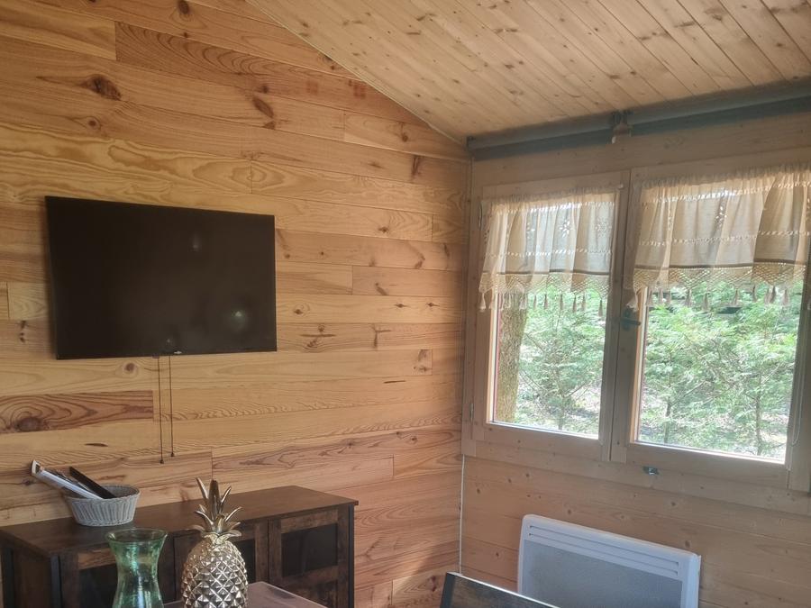 Chalet 2 personnes - 72 La Cabane En tête à tête 35M2 2 Pers Suite parentale + Terrasse couverte + Télé 2 pers 9