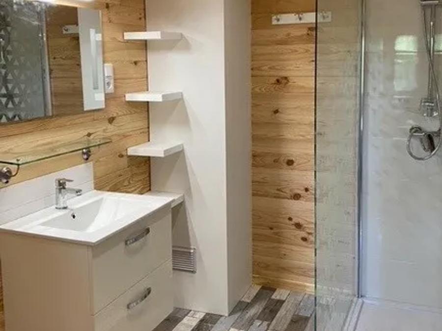 Chalet 2 personnes - 72 La Cabane En tête à tête 35M2 2 Pers Suite parentale + Terrasse couverte + Télé 2 pers 2