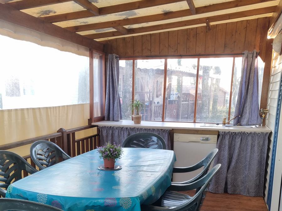 Mobilhome 6 personnes - 63 Résid de la FORÊT Terrasse couverte, lave vaisselle + climatisation + Télévision 1/6 pers 1