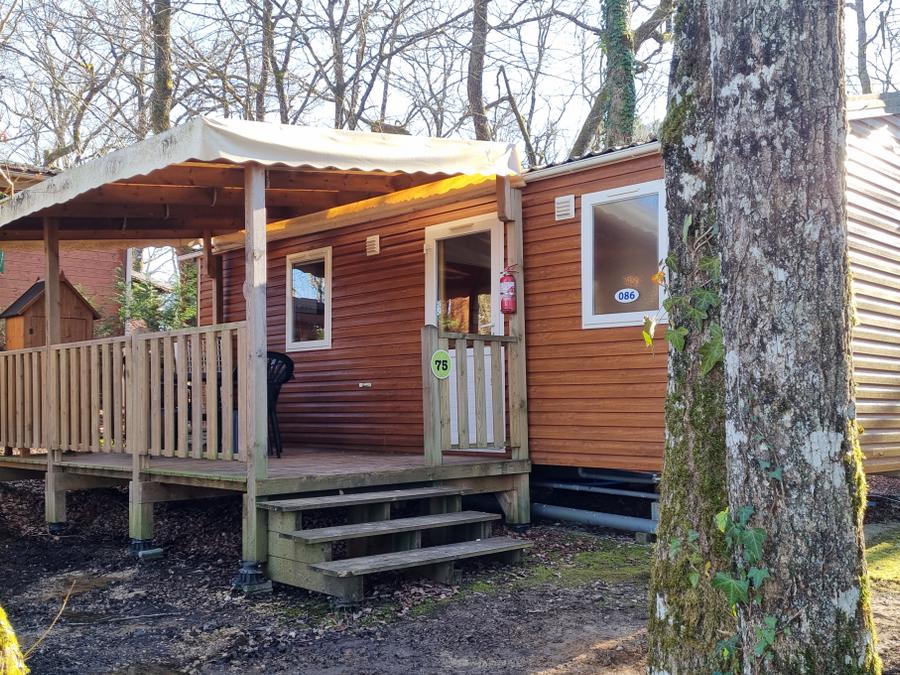 Mobilhome 4 personnes - 75 Résidence Sous-bois, Terrasse couverte 1/4 pers 0