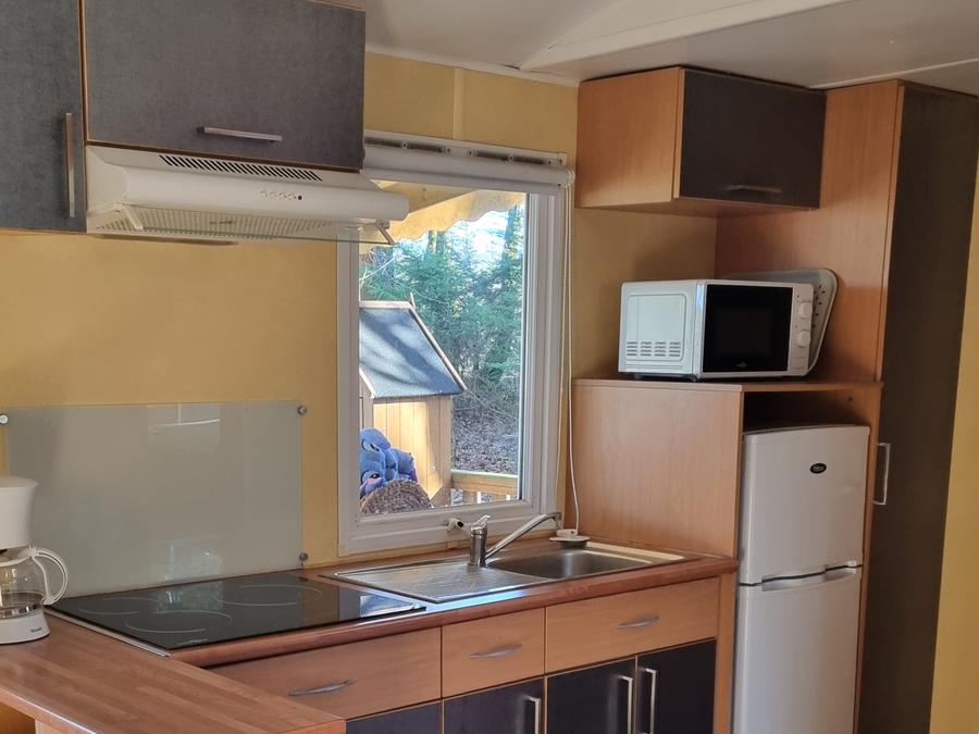 Mobilhome 4 personnes - 75 Résidence Sous-bois, Terrasse couverte 1/4 pers 3
