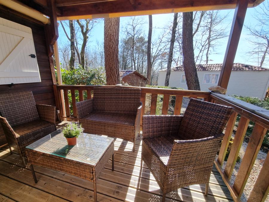 Mobilhome 4 personnes - 29 Résidence Quiètude 35 m2, Terrasse couverte, Lave-vaisselle + Télévision 2