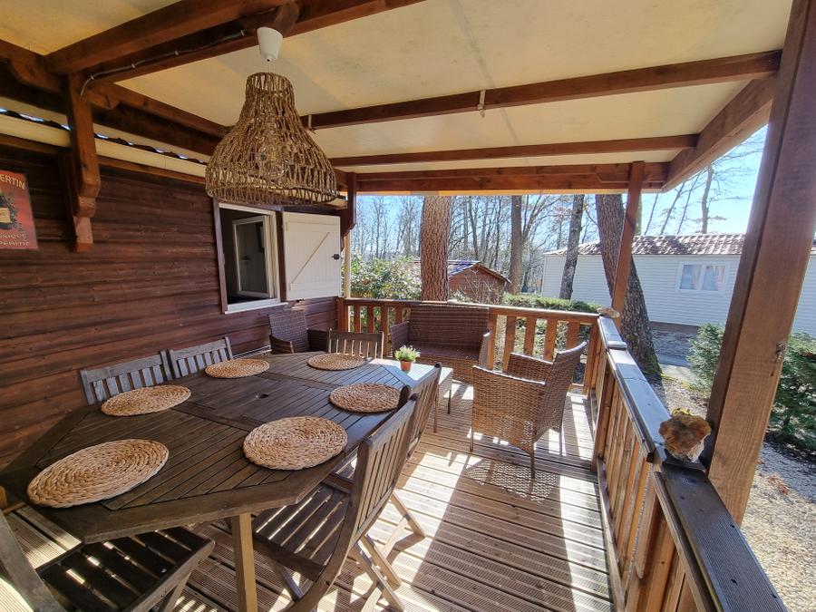 Mobilhome 4 personnes - 29 Résidence Quiètude 35 m2, Terrasse couverte, Lave-vaisselle + Télévision 1