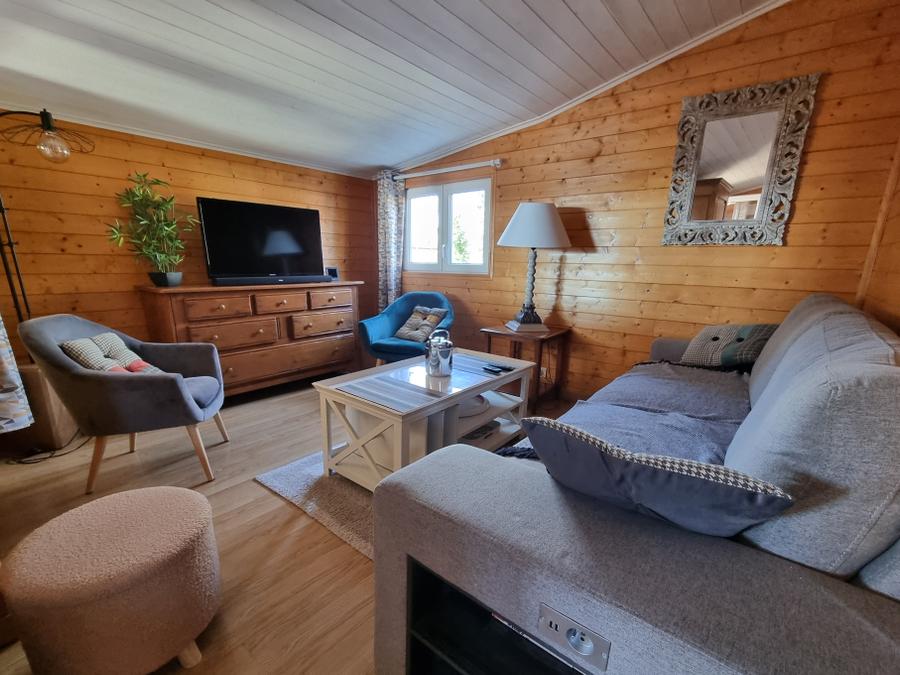Mobilhome 4 personnes - 29 Résidence Quiètude 35 m2, Terrasse couverte, Lave-vaisselle + Télévision 4