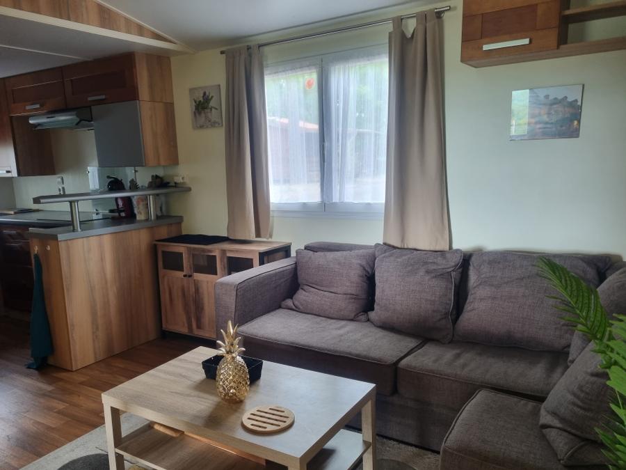 Mobilhome 4 personnes - 30 residence le lavandier 32M2, Terrasse Couverte, Télevision + Lave Vaisselle+ climatisation 3