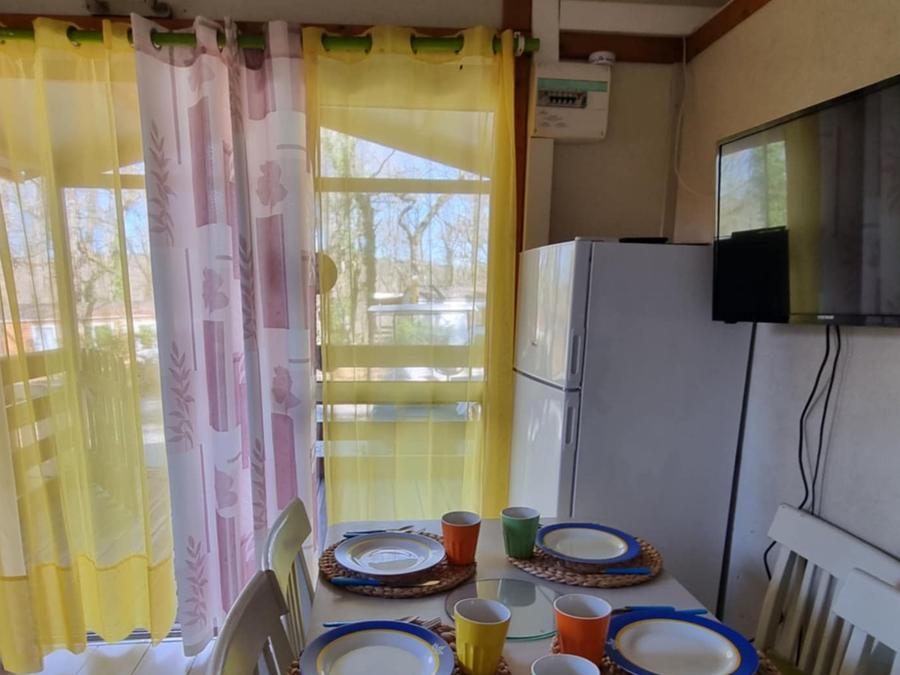 Mobilhome 5 personnes - 28 Cottage Détente 25m² Terrasse couverte + climatisation +Télévision 1/5 pers 3