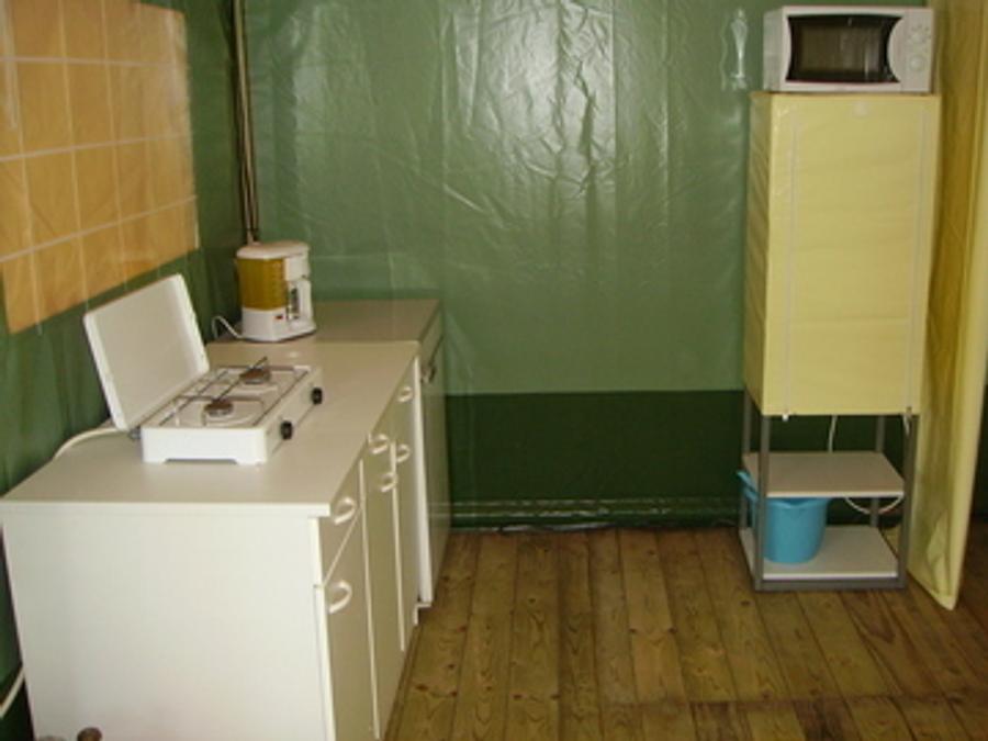 Tente en toile et en bois 5 personnes - Tente Lodge Meublée 2 chambres 5 P 2