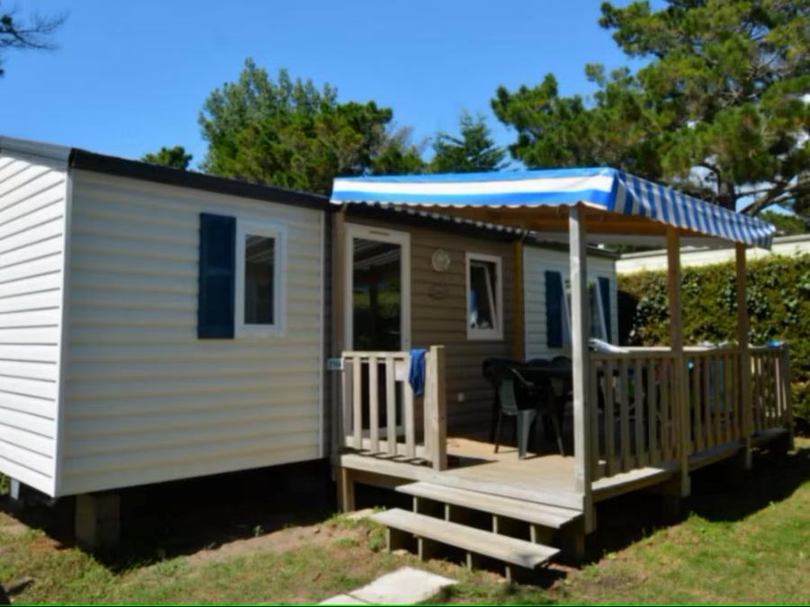 Mobilhome 6 personnes - Mobil Home Aqua 3ch 6pers Terrasse Semi-Couverte TV 0