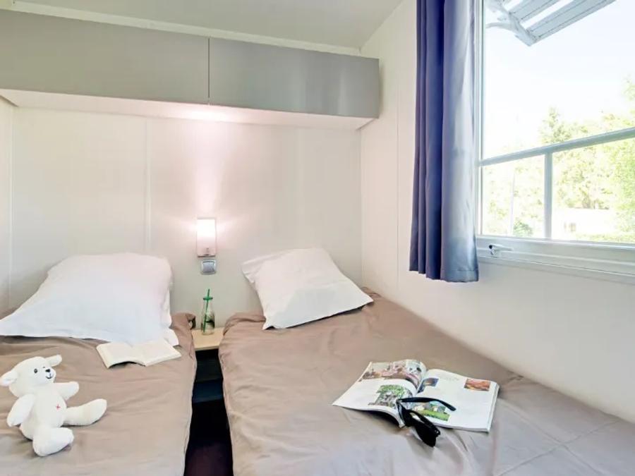 Mobilhome 6 personnes - Mobil Home Aqua 3ch 6pers Terrasse Semi-Couverte TV 4