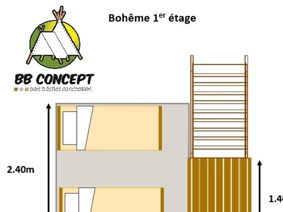 Bungalow 3 personnes - Bungalow