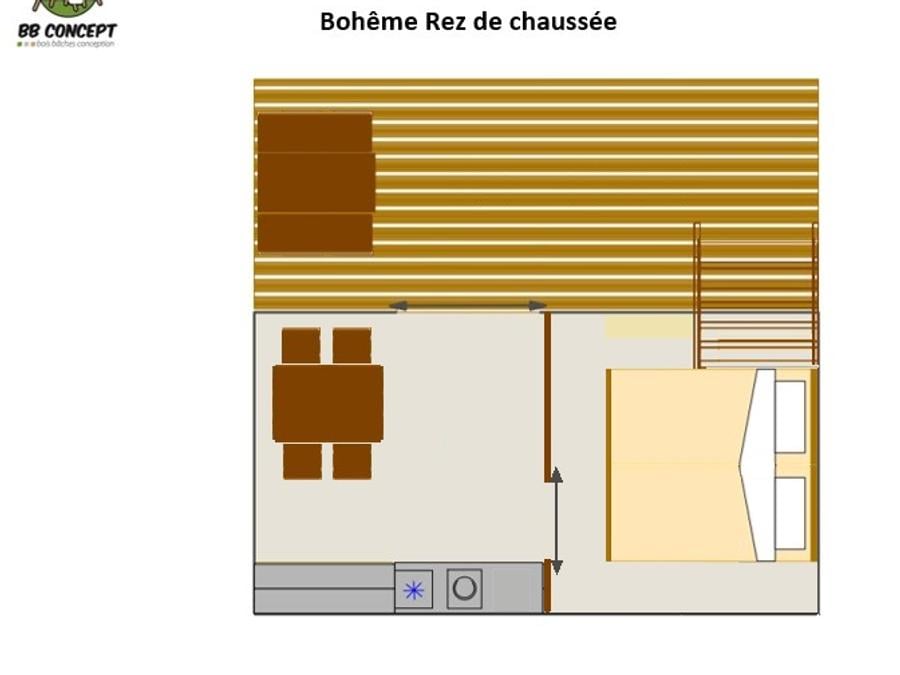 Bungalow 4 personnes - Bungalow