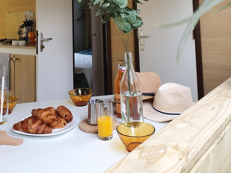 Mobilhome 5 personnes - TIT'home - 21m²- 2 chambres - WC (pas de douche) 3