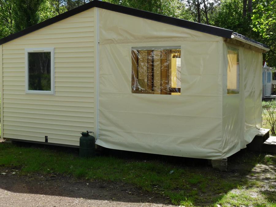 Mobilhome 5 personnes - TIT'home - 21m²- 2 chambres - WC (pas de douche) 2