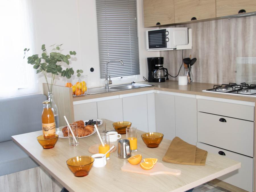 Mobilhome 6 personnes - Confort - 32m² - 3 chambres 2