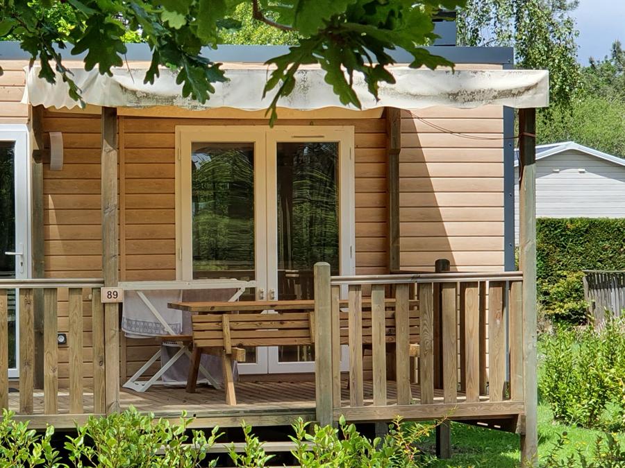 Mobilhome 6 personnes - 33m² - 3 chambres - terrasse semi couverte 4
