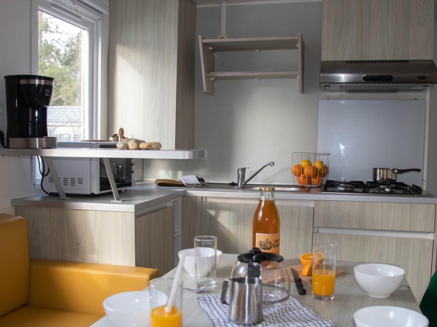 Mobilhome 6 personnes - 33m² - 3 chambres - terrasse semi couverte 0