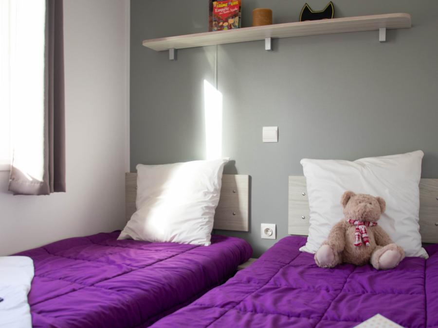 Mobilhome 6 personnes - 33m² - 3 chambres - terrasse semi couverte 1
