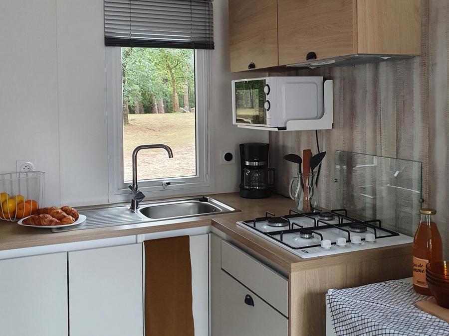Mobilhome 2 personnes - Mobil home Confort - 20m² - 1 chambre 1