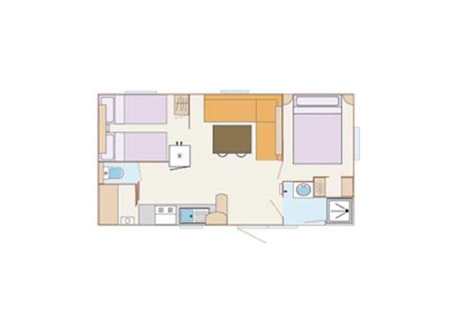 Mobilhome 6 personnes - Winsurf 4/6 pers avec climatisation 3