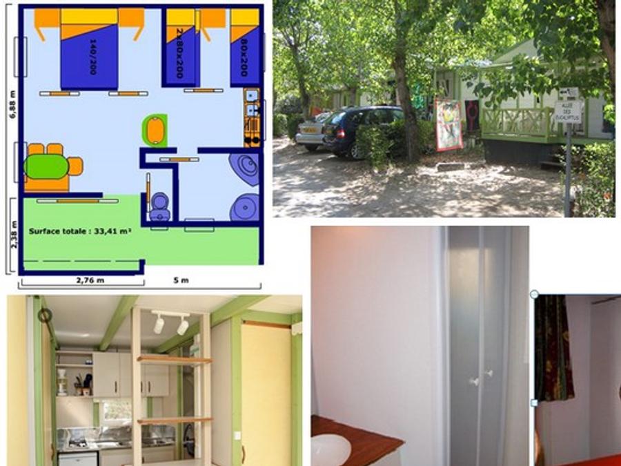 Bungalow 4 personnes - ECO (avec micro-onde) 1