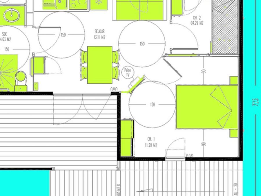 Chalet 4 personnes - PMR 1
