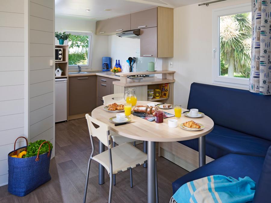 Mobilhome 4 personnes - Atlantique Éco 4 personnes (avec terrasse) 1