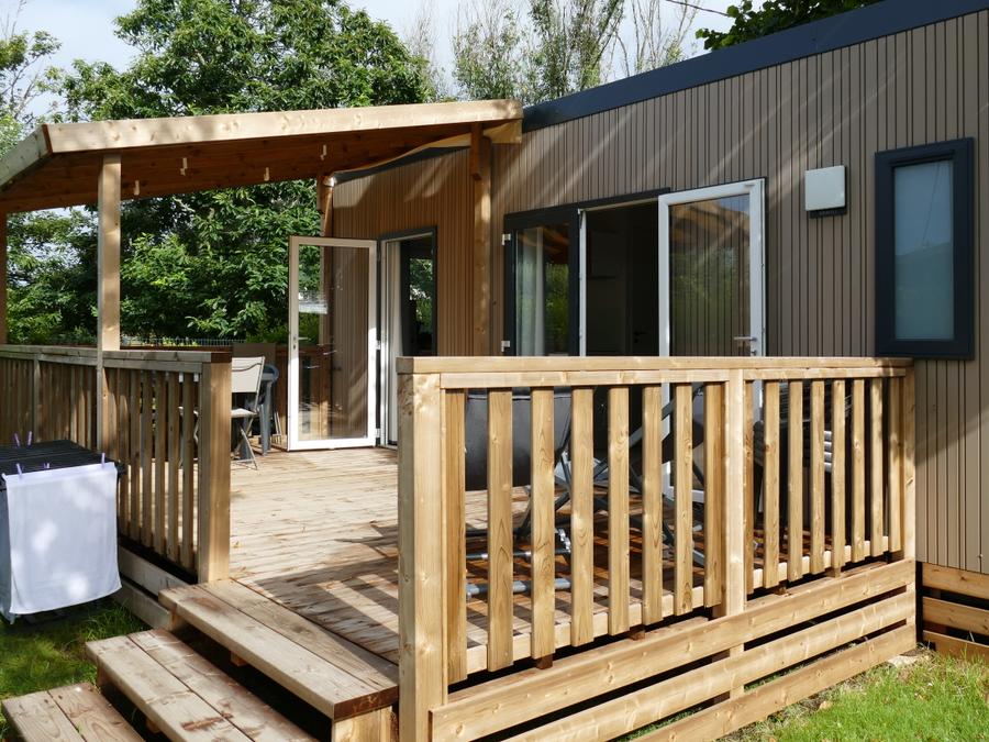 Mobilhome 6 personnes - Famille - 3 chambres - TV - LV 12