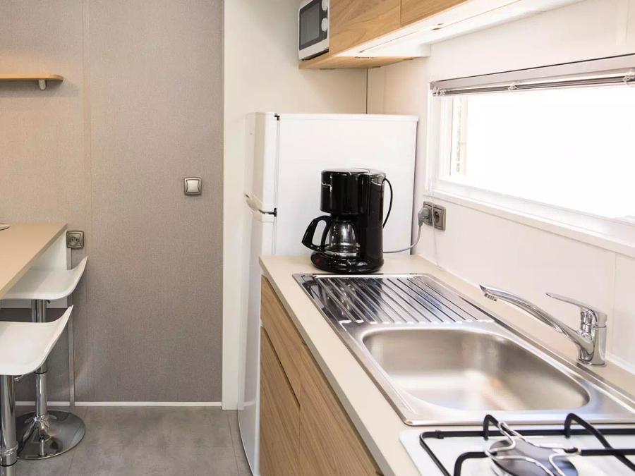 Mobilhome 6 personnes - 3 Pièces 6 Personnes Climatisé + TV (4 adultes + 2 enfants -12 ans max) (dimanche) 6