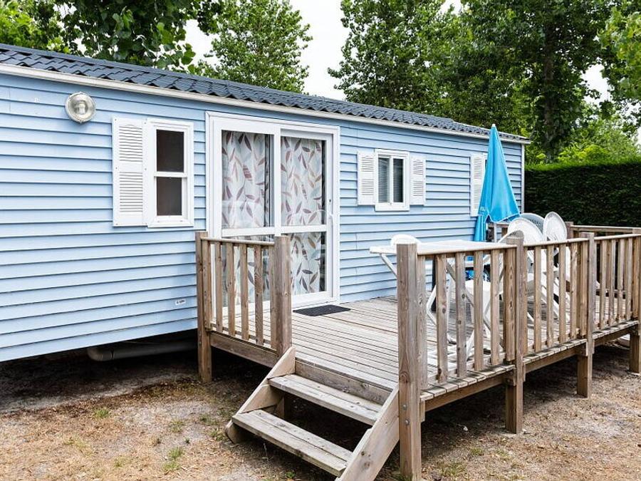 Mobilhome 6 personnes - Classic | 2 Ch. | 4/6 Pers. | Terrasse surélevée non couverte | 2 SDB | Clim. 0