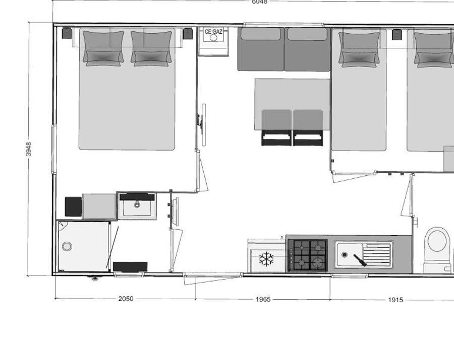 Mobilhome 4 personnes - BIKINI CLIM 6