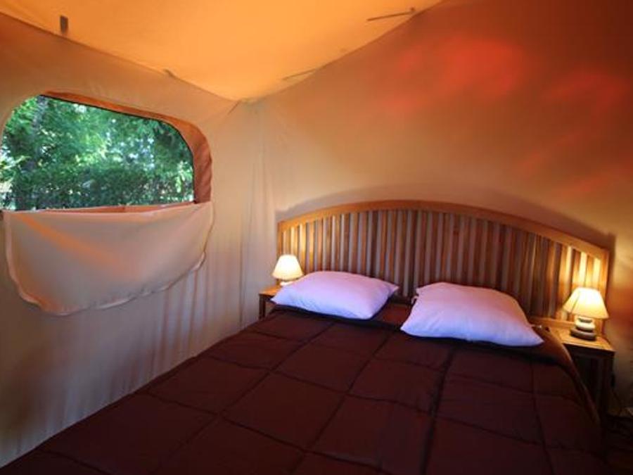 Tente en toile et en bois 5 personnes - FAMILY SANS SANITAIRES 4