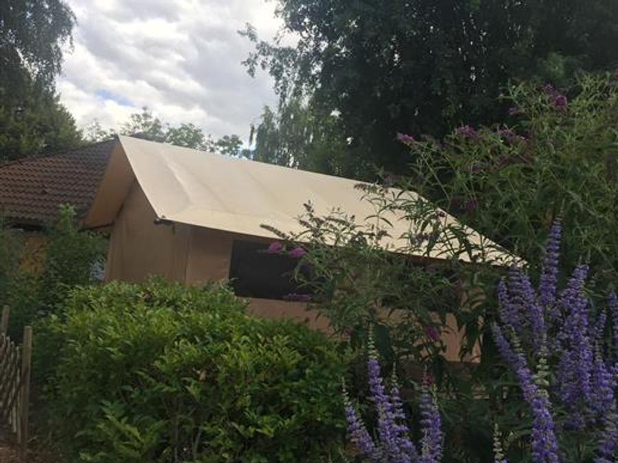 Tente en toile et en bois 5 personnes - VICTORIA SANS SANITAIRES 0