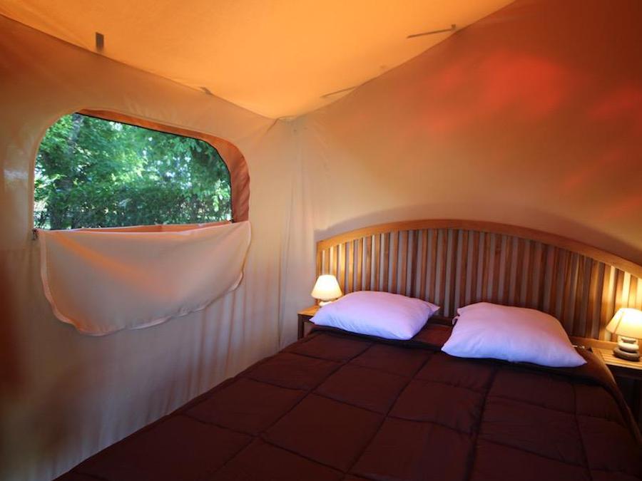 Tente en toile et en bois 5 personnes - VICTORIA SANS SANITAIRES 3