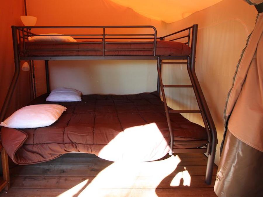 Tente en toile et en bois 5 personnes - VICTORIA SANS SANITAIRES 5
